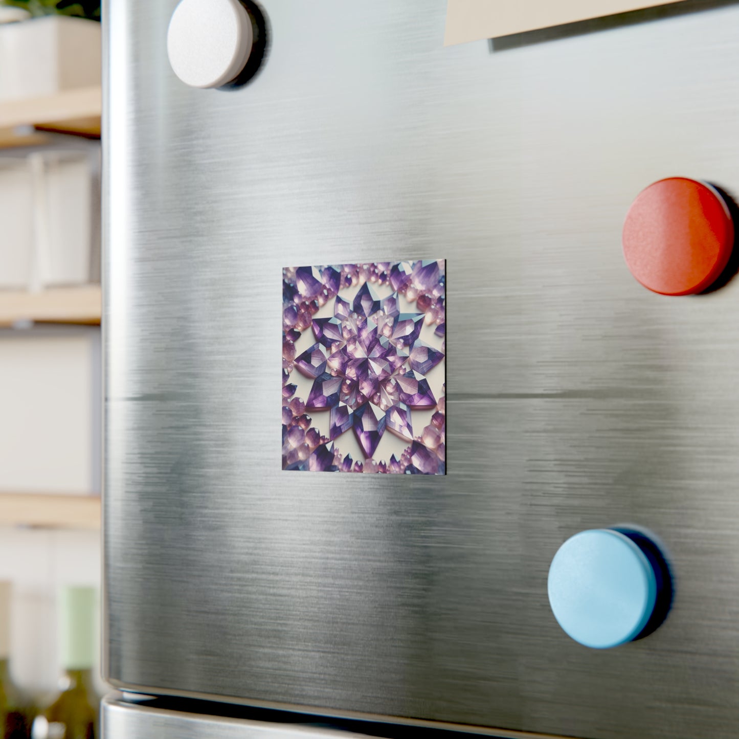 Square Magnet - Amethyst