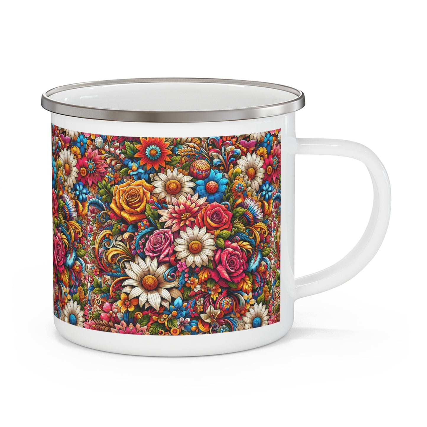 Camping Mug - Vibrant Floral