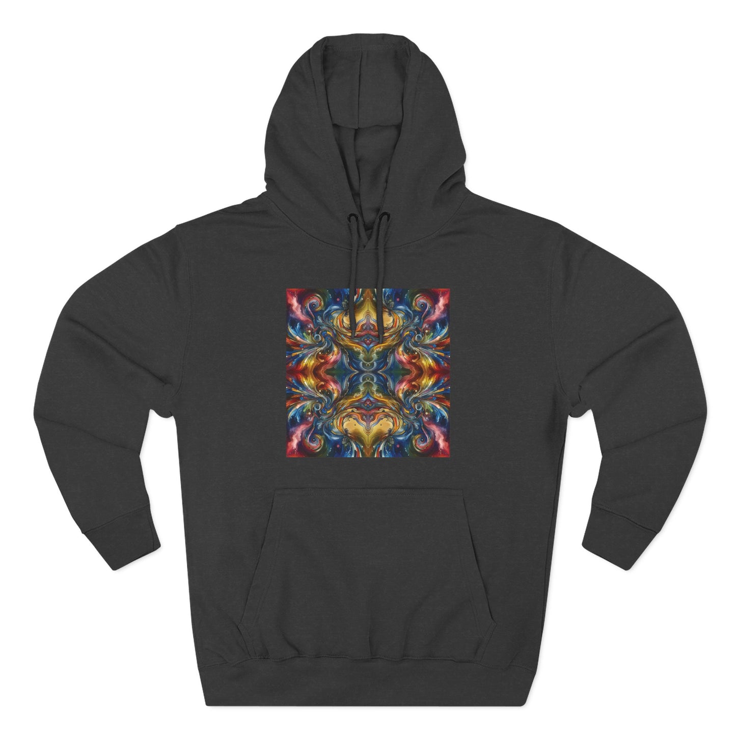 Fleece Hoodie - Energy Wave Design