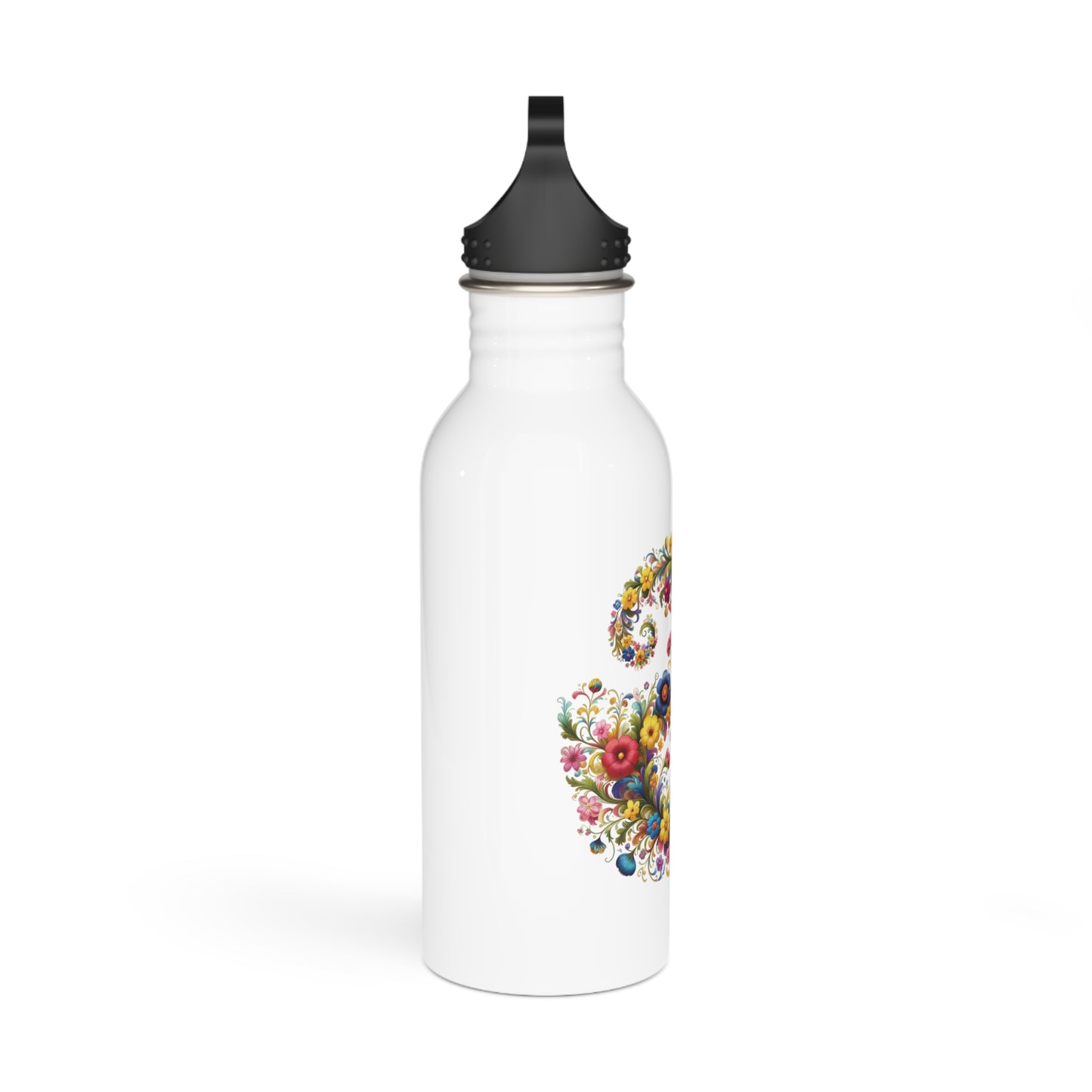 Floral Stainless Steel Water Bottle, Sports Bottle, Perfect Gift for Nature Lovers, Outdoor Adventures, Everyday Use