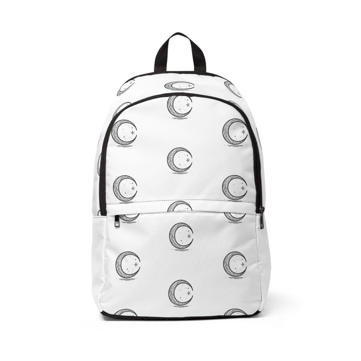 Fabric Backpack Minimalist Crescent Moon