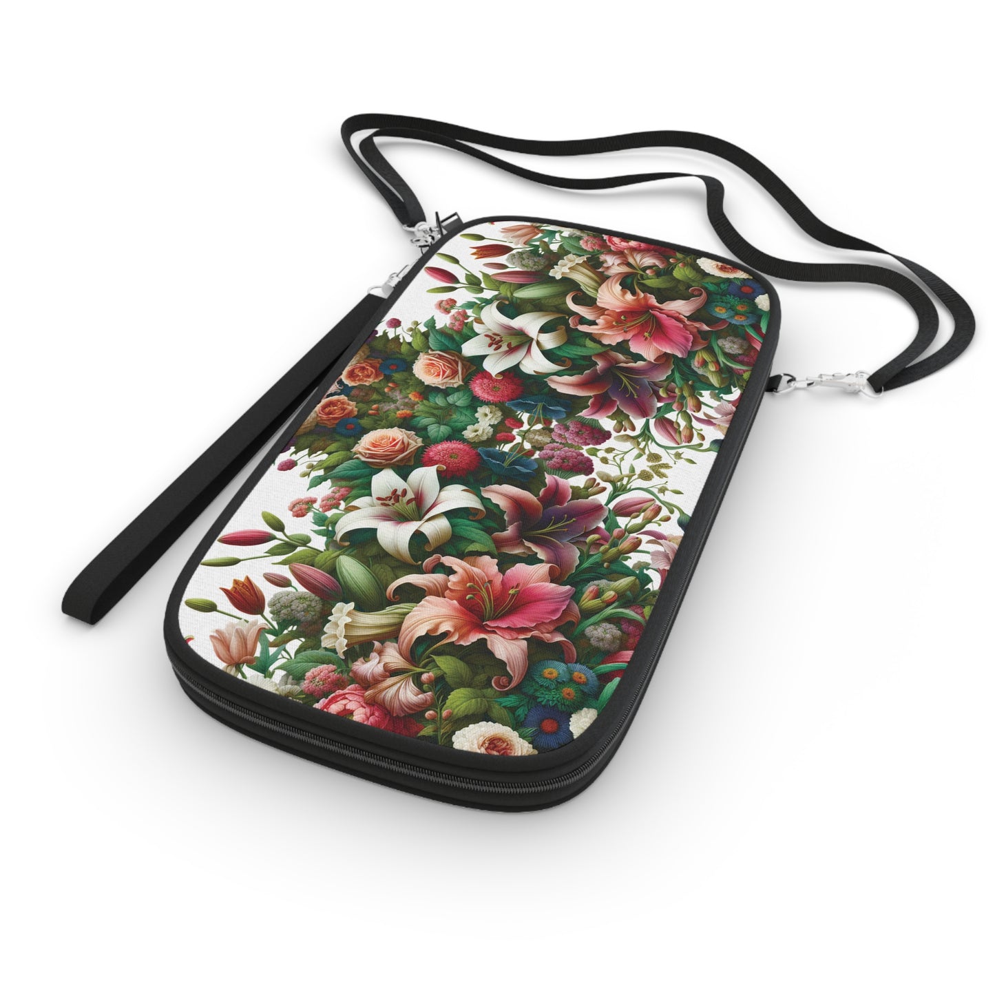 Floral Passport Wallet, Travel Organizer, Floral Wallet, Gift for Travelers, Unique Passport Holder, Flower Print Travel Accessory