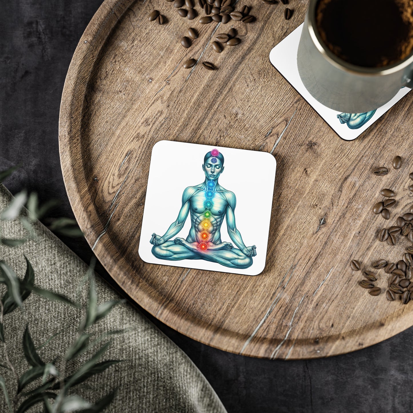 Coasters - Chakra Meditation Design