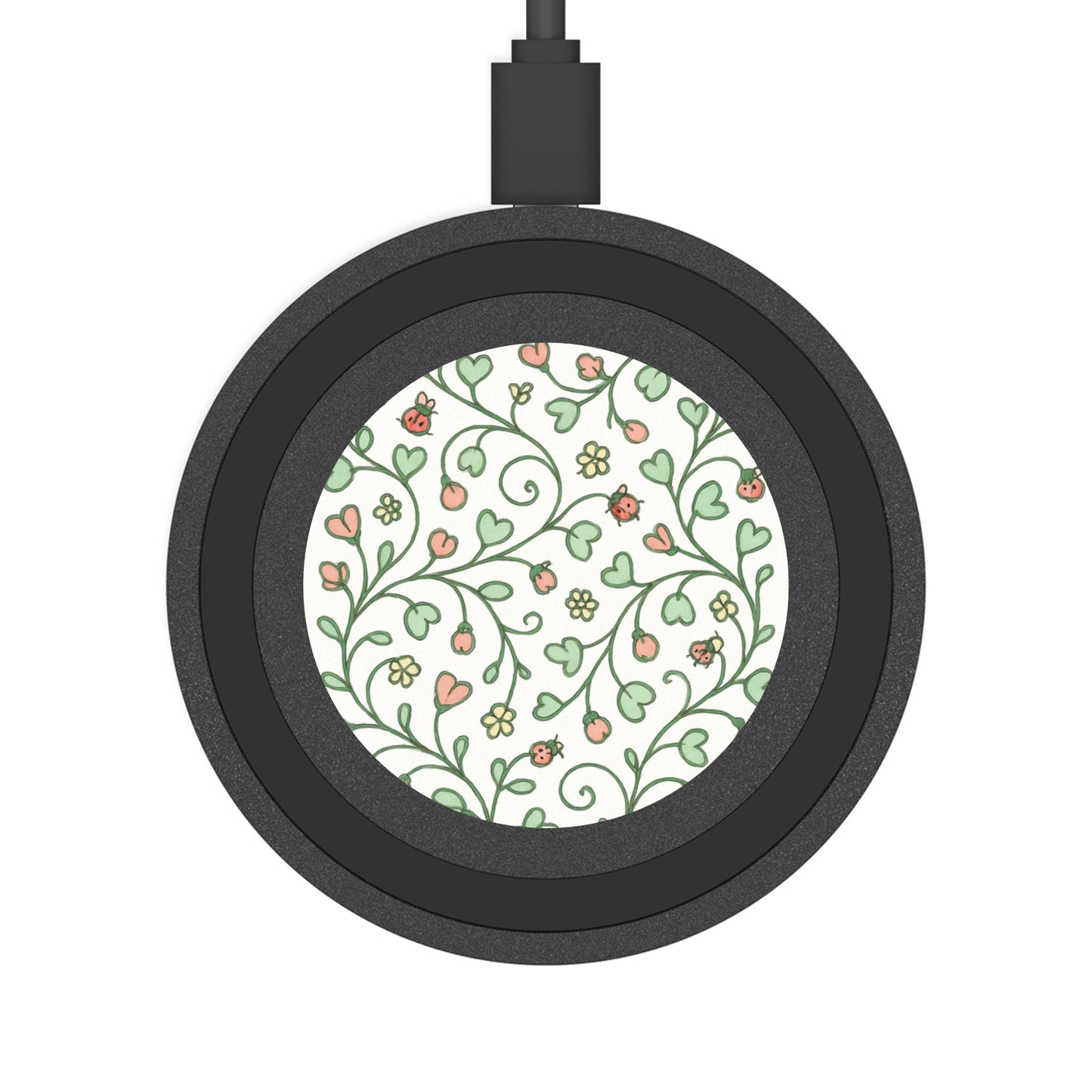 Wireless Charging Pad: Charming Flower Design