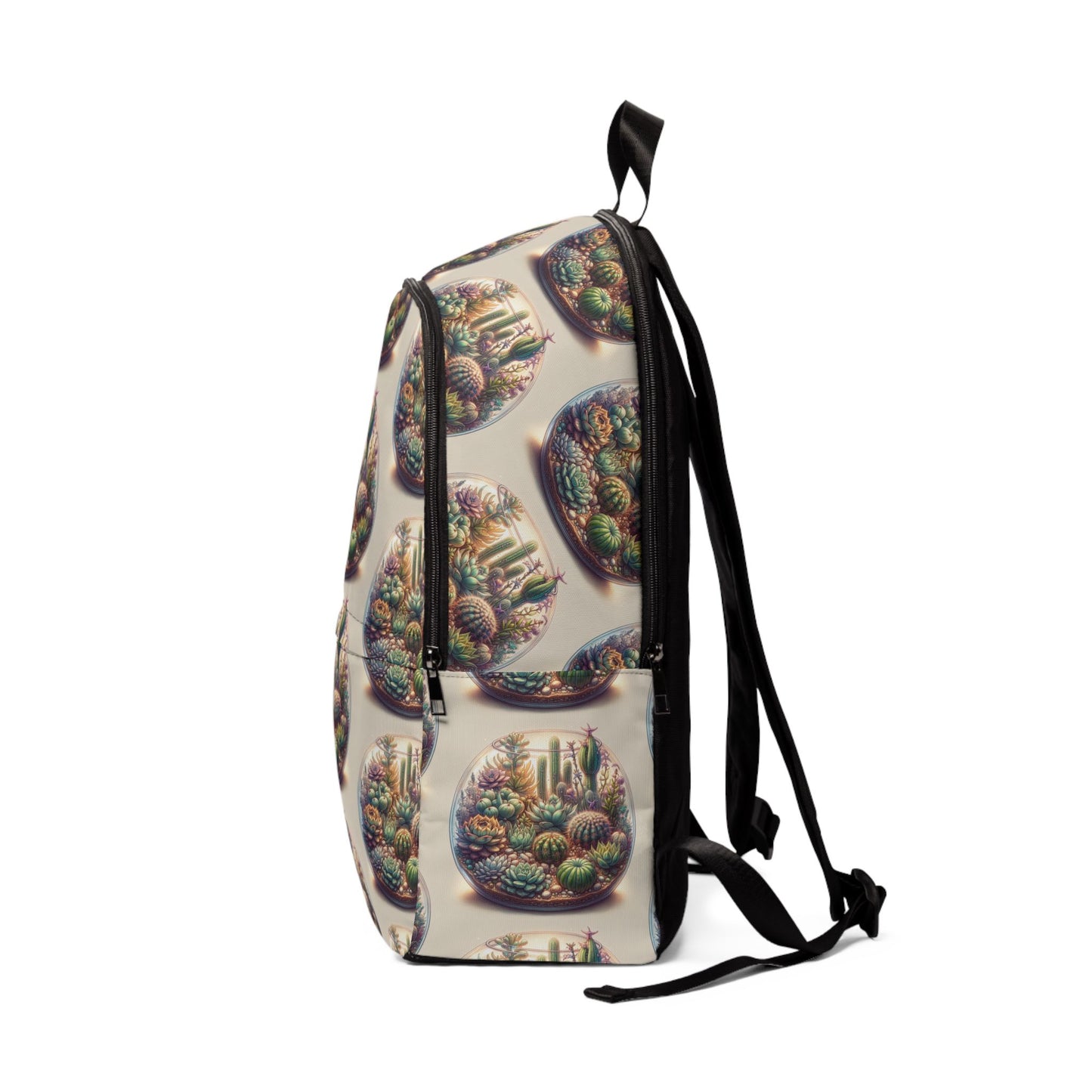 Fabric Backpack Cactus Terrarium