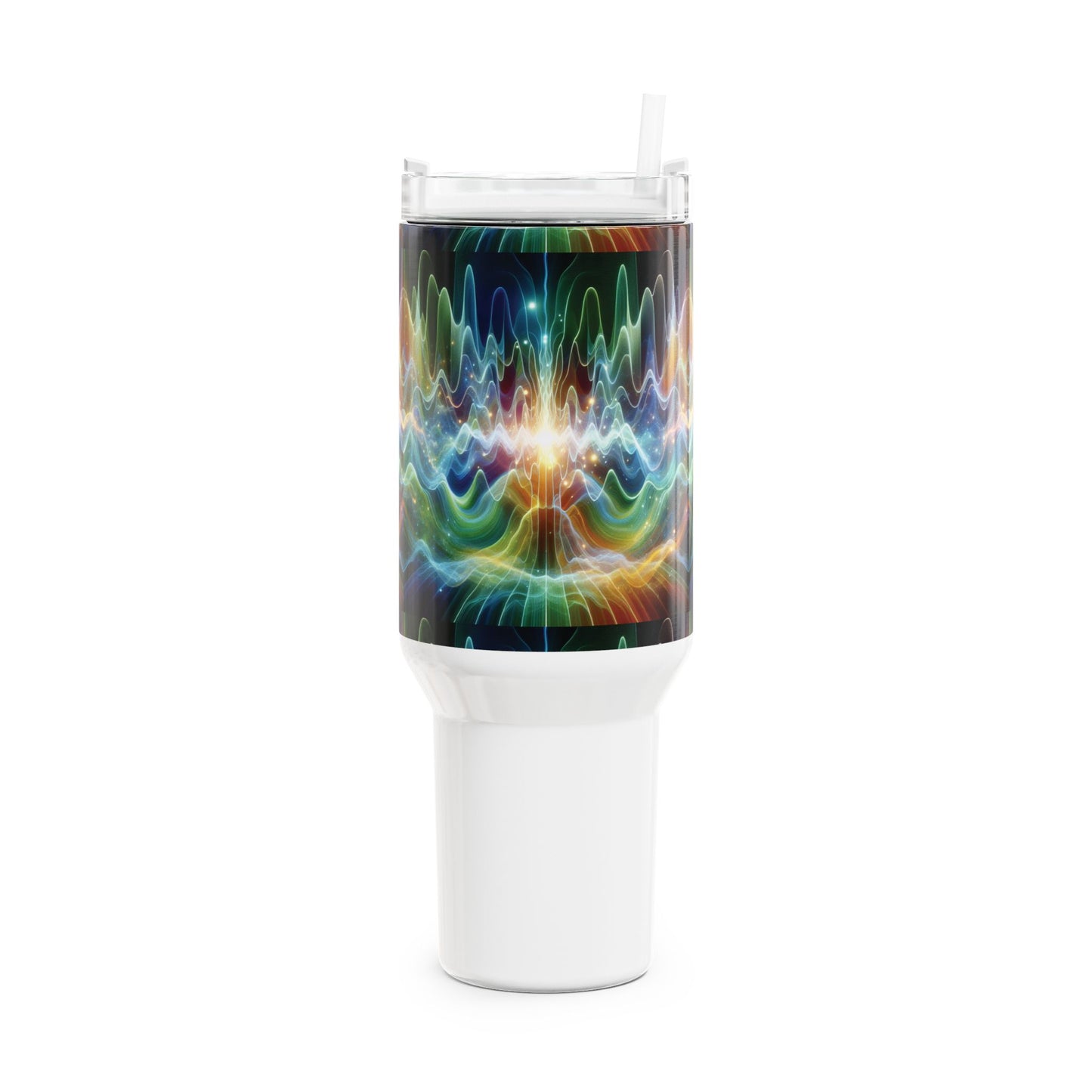 40oz Tumbler - Healing Frequency Waves Design