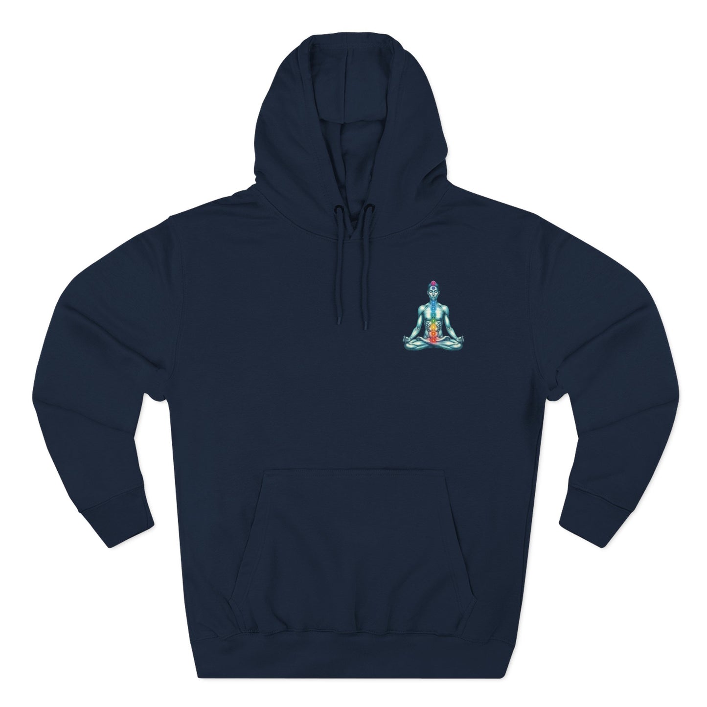 Fleece Hoodie - Chakra Meditation Design