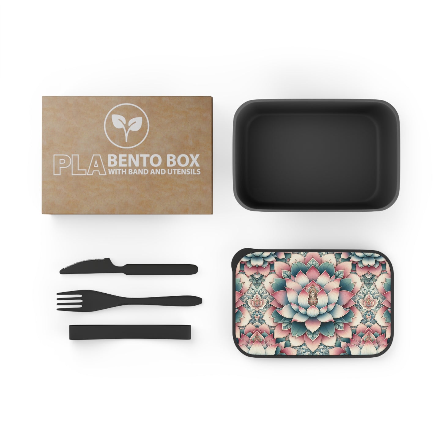 Bento Box - Lotus flower design