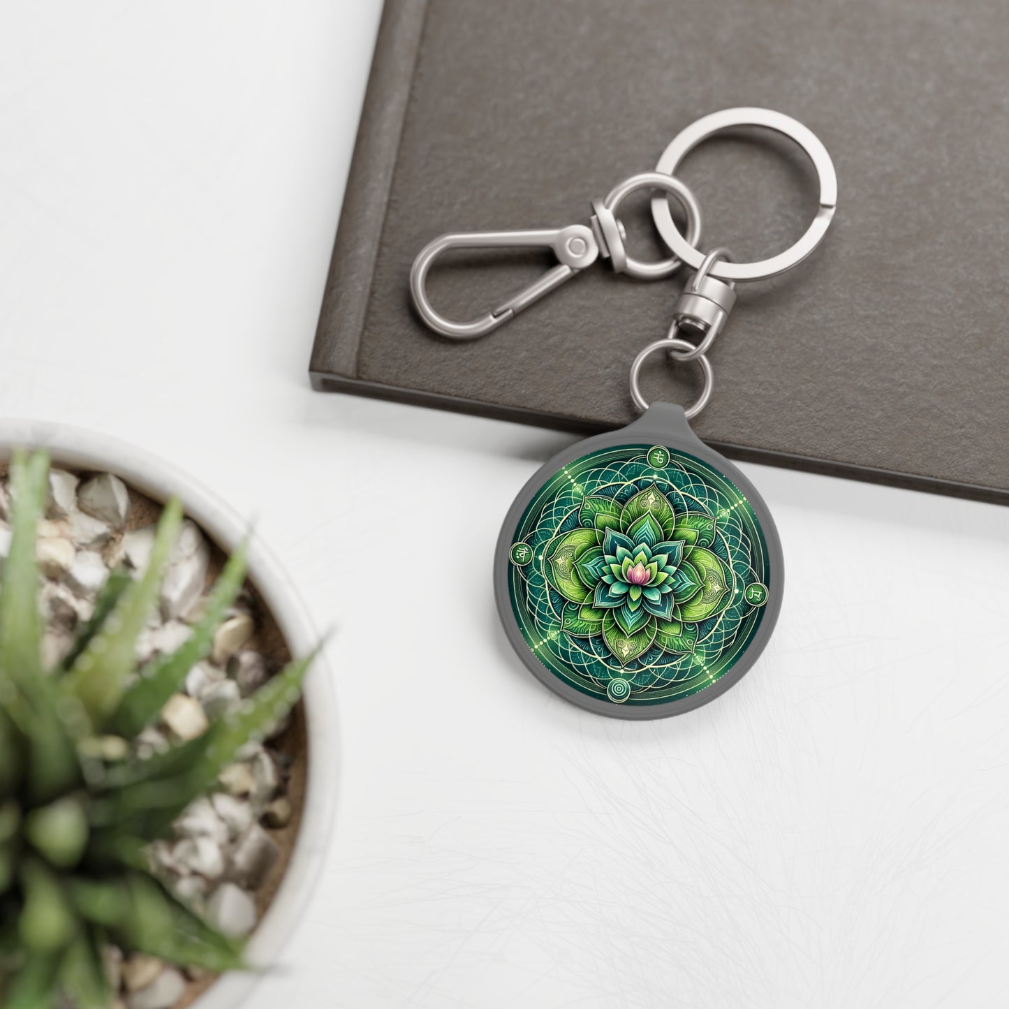 Keyring Tag - Heart Chakra