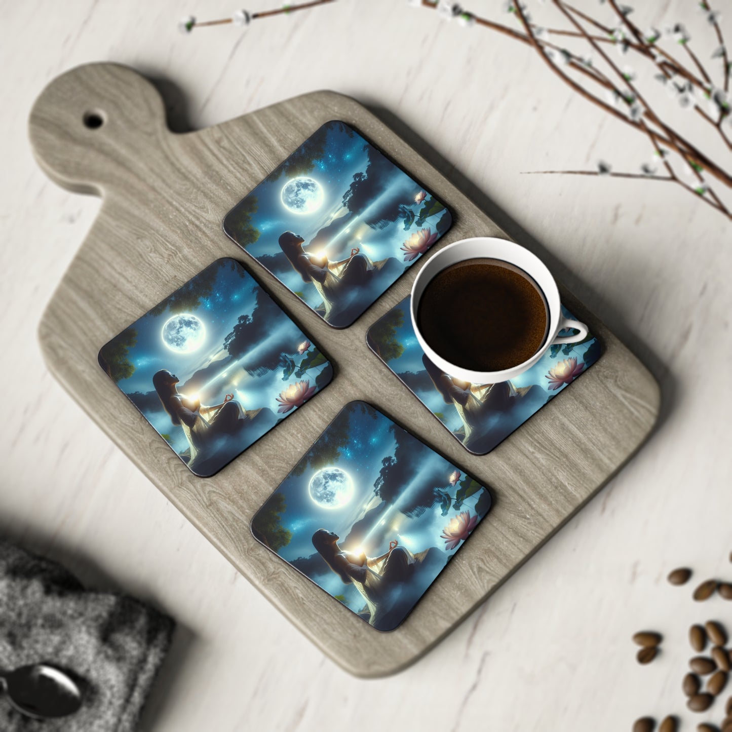 Coasters - Serene Moonlight