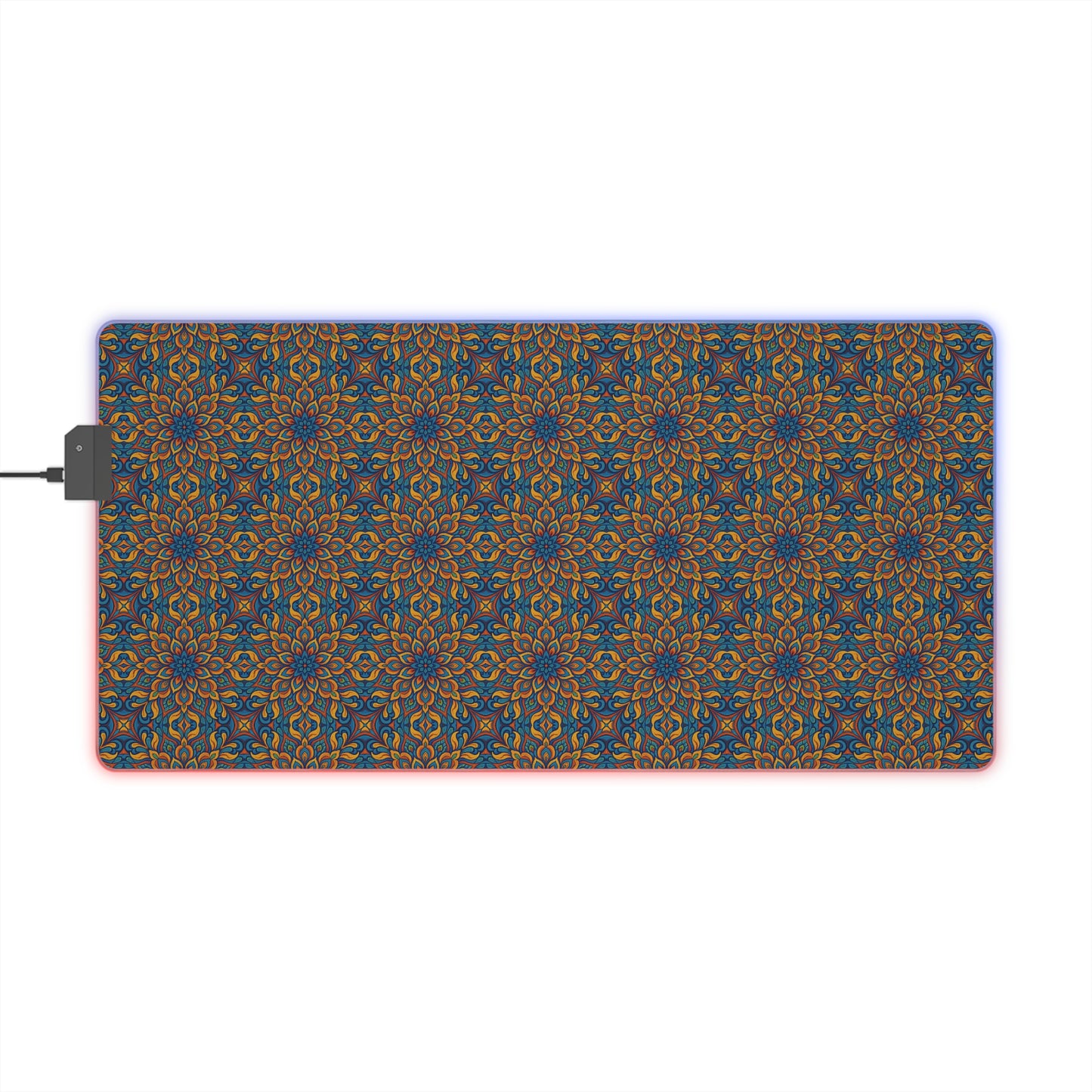 LED Gaming Mouse Pad - Kaleidoscope Design
