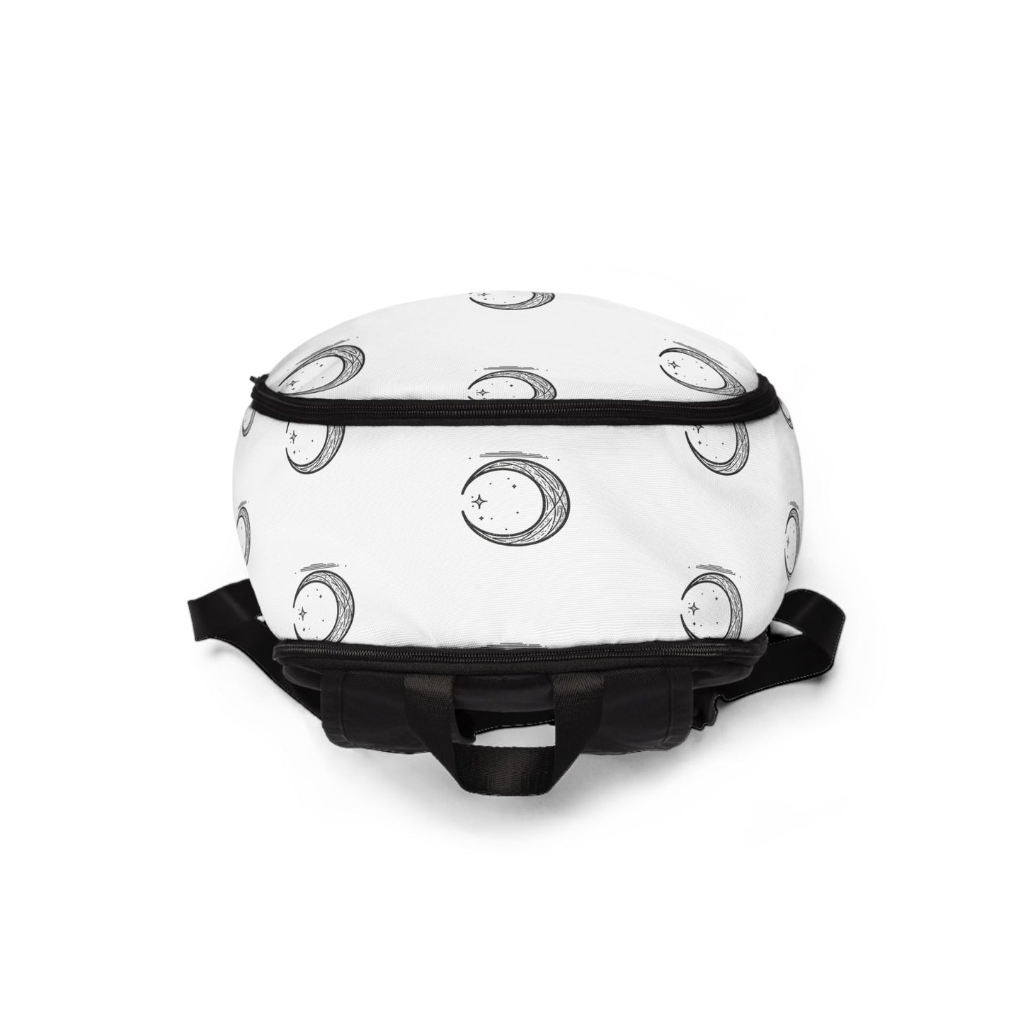 Fabric Backpack Minimalist Crescent Moon