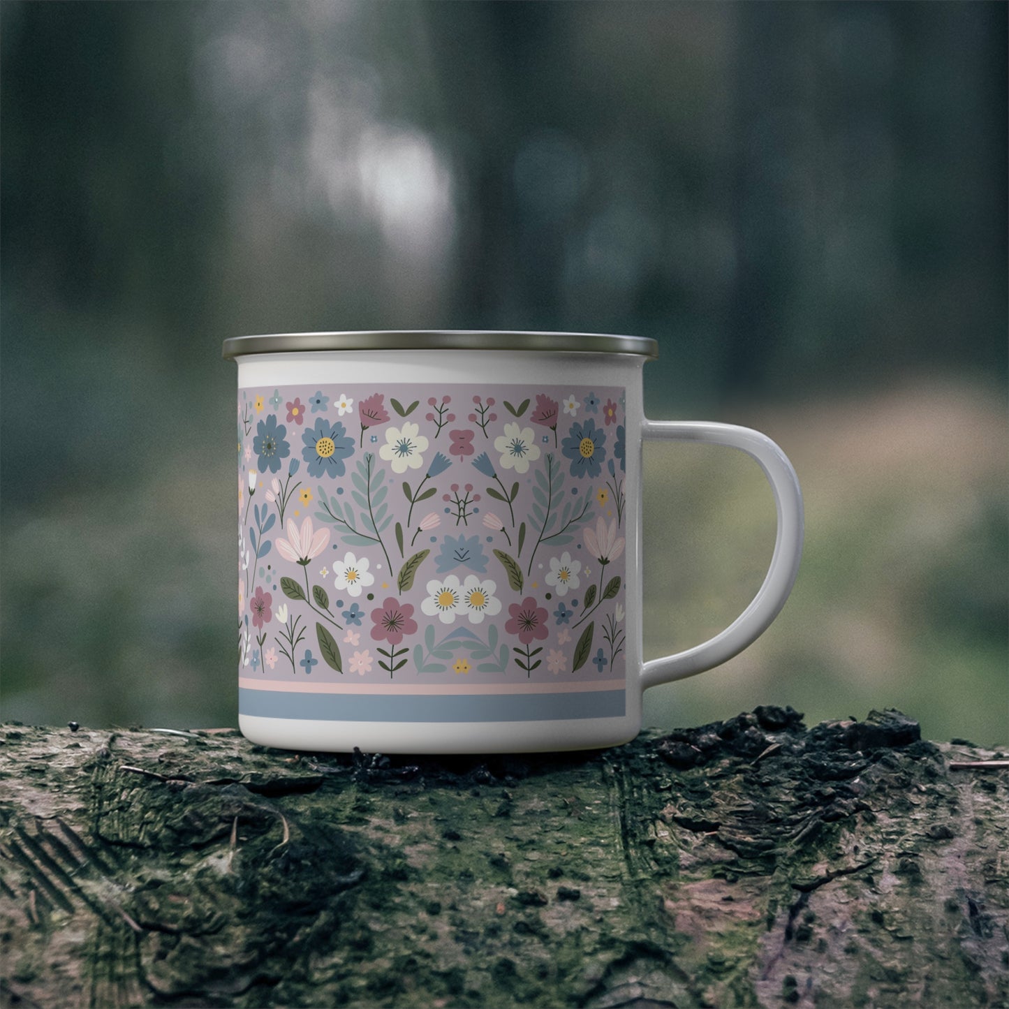 Camping Mug - Floral Design