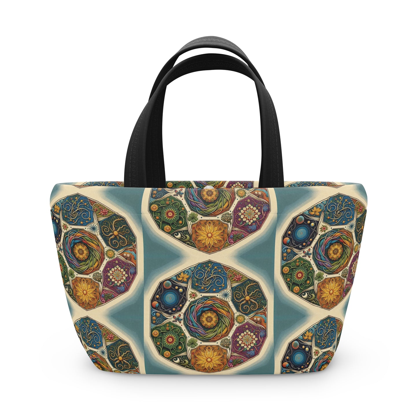 Floral Lunch Bag - Stylish Insulated Tote for Work & Picnics