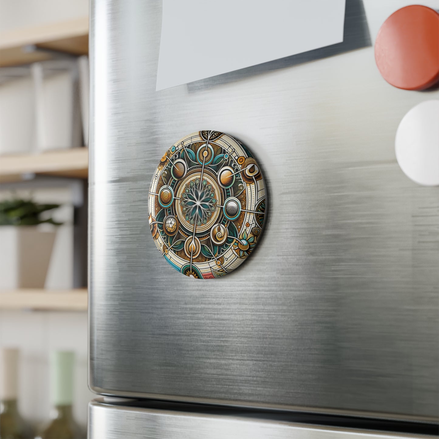 Button Magnet - Symbol of Life