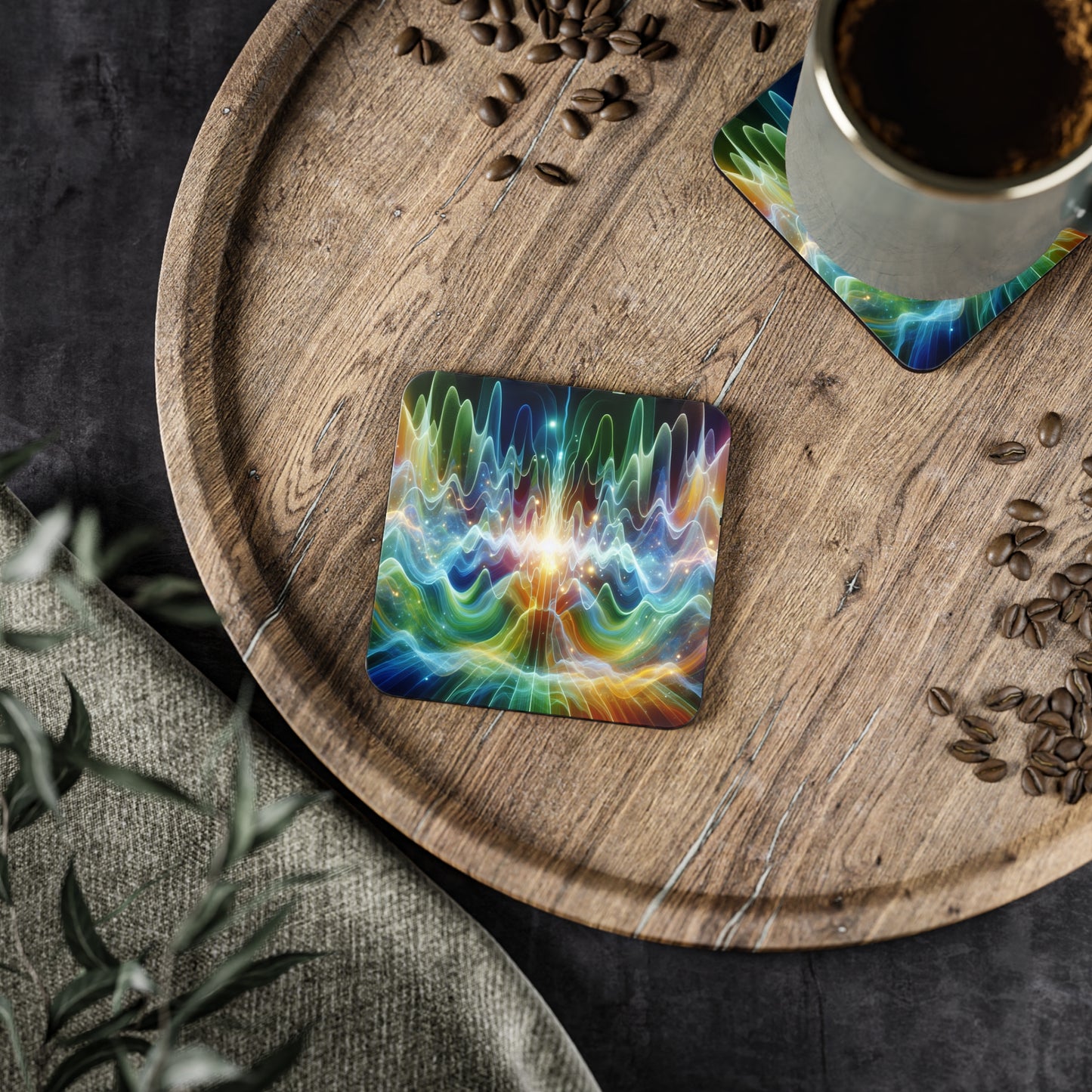 Coasters - Frequency Waves Design
