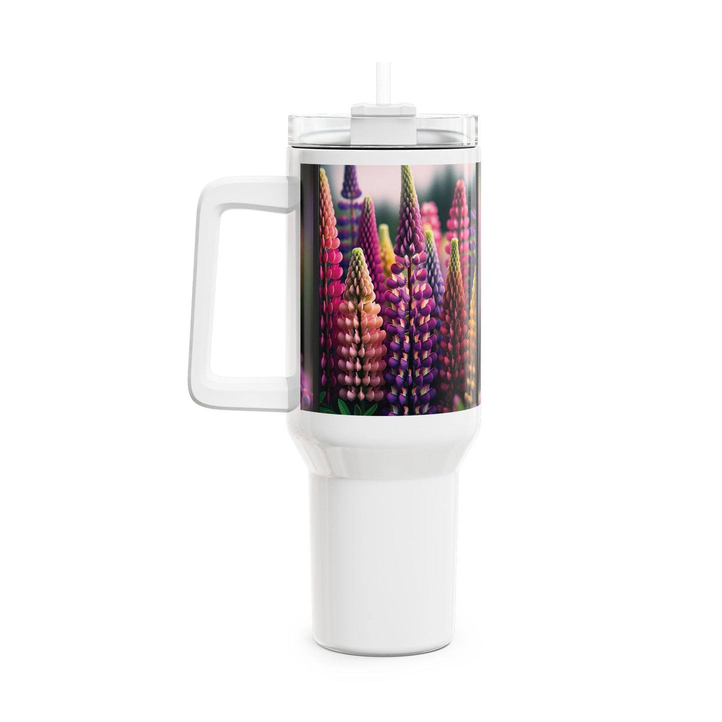 40oz Tumbler - Lupin Blooms Design