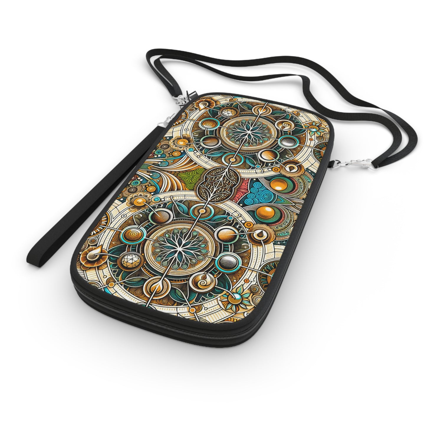 Passport Wallet - Symbol of life Design | Travel Accessory, Gifts for Travelers, Boho Style, Festival Essentials, Dreamer Gift