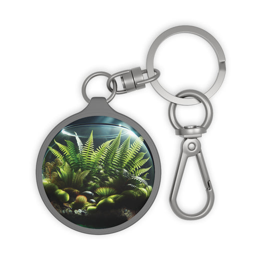 Keyring Tag - Fern Terrarium