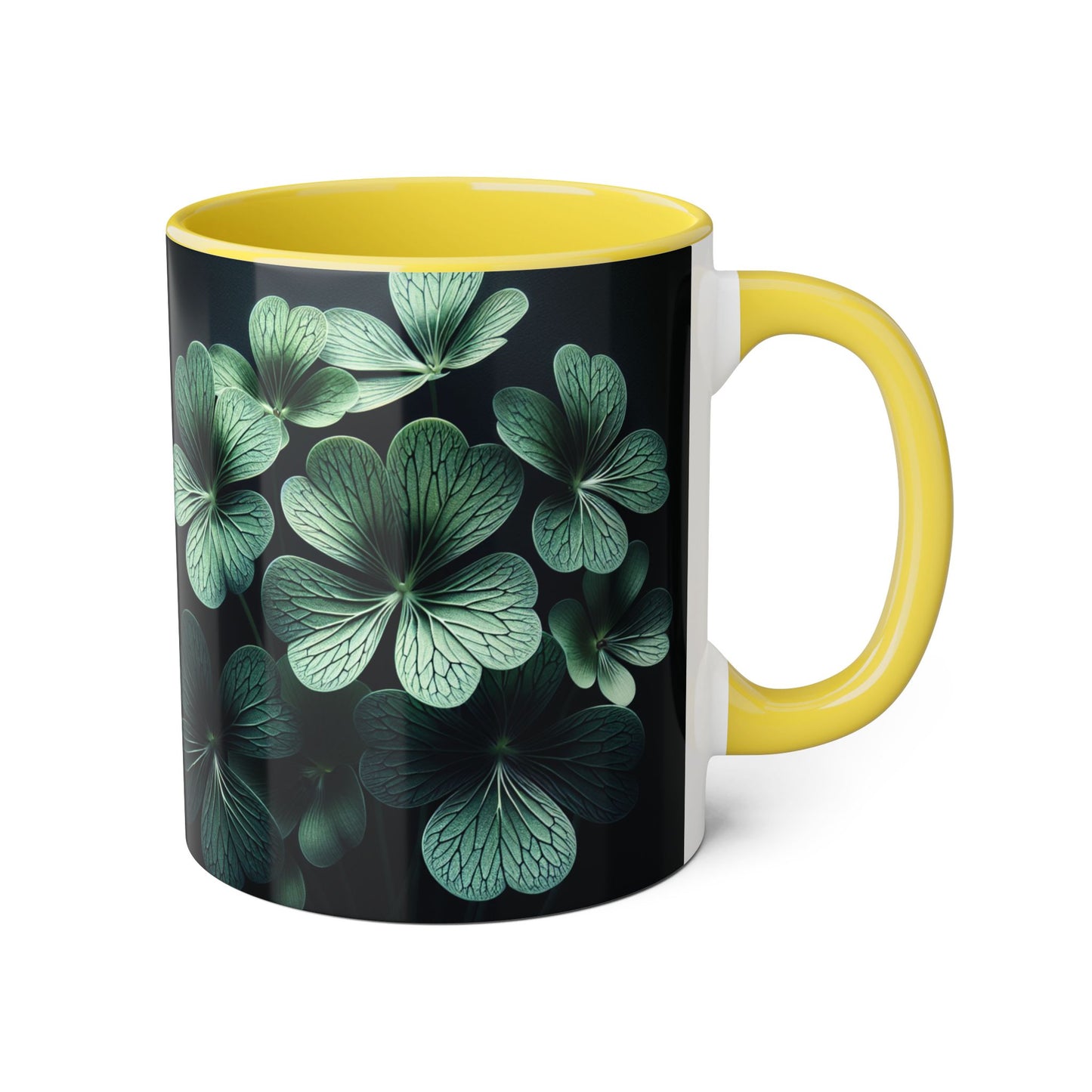 Oxalis Accent Mug, Floral Coffee Cup, Botanical Tea Mug, Nature Lover Gift, Plant Lady Mug, Unique Garden Drinkware