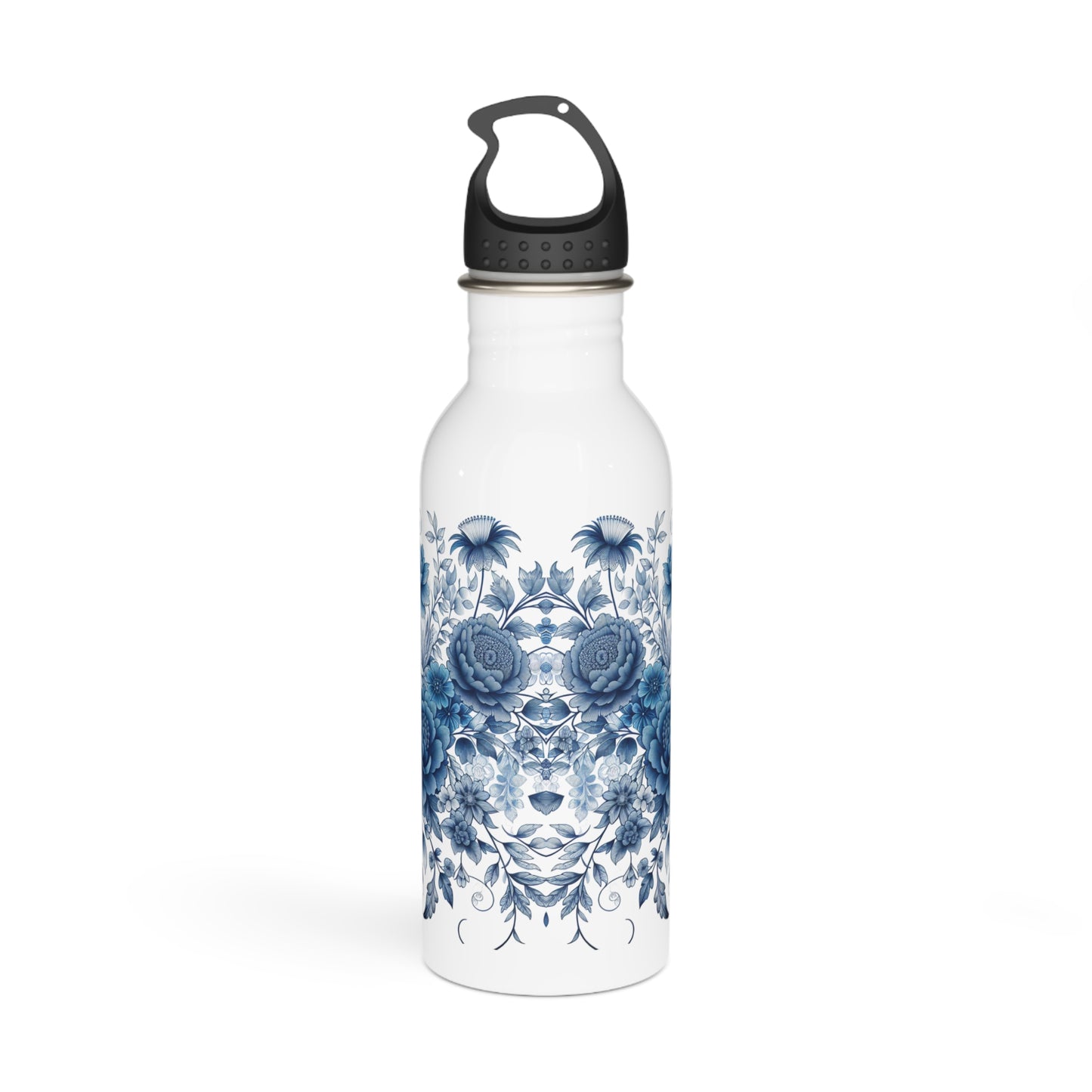 Elegant Floral Stainless Steel Water Bottle | Reusable Hydration, Sports Bottle, Floral Decor, Everyday Use, Sustainable Style