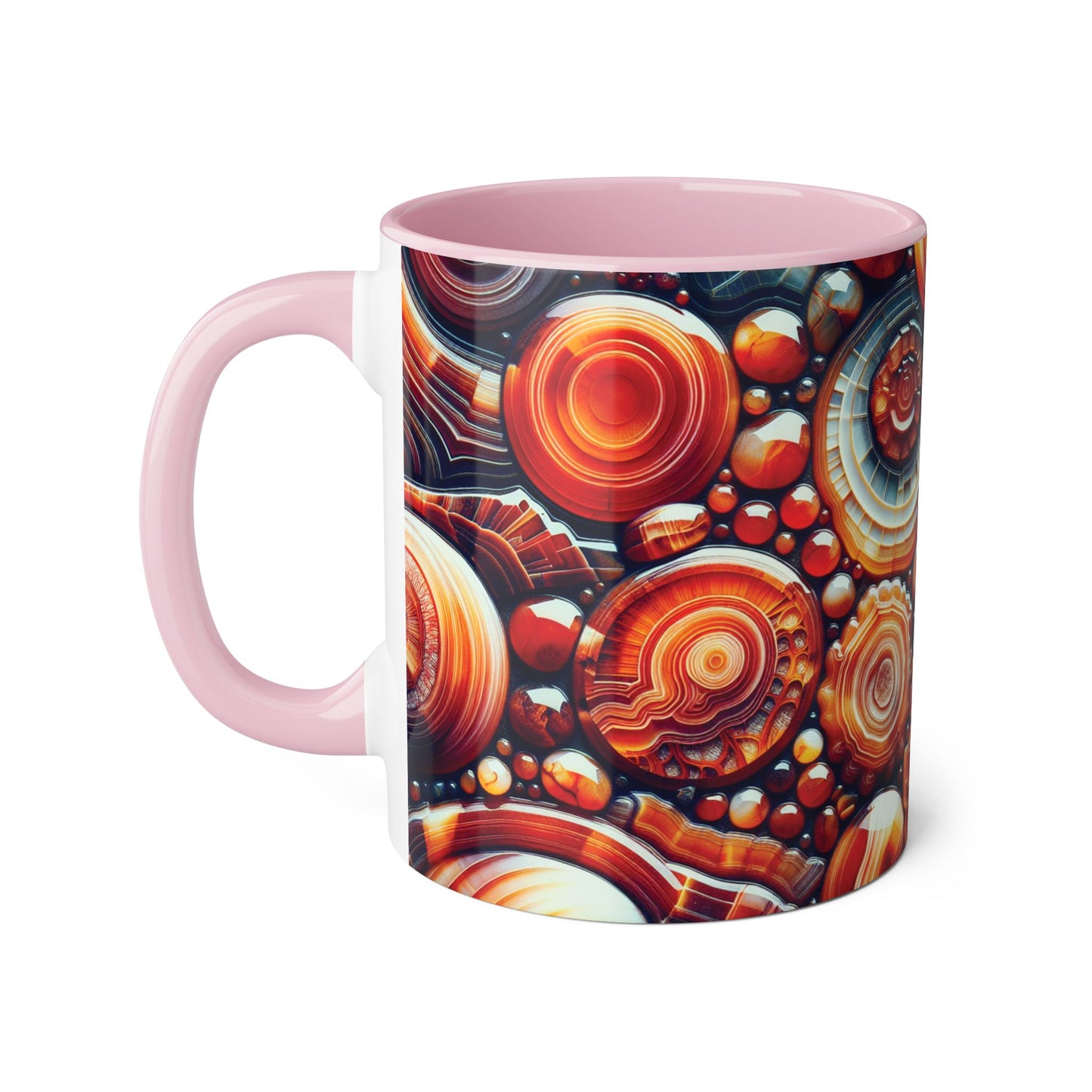 Mug - Carnelian Design Accent Mug, 11oz