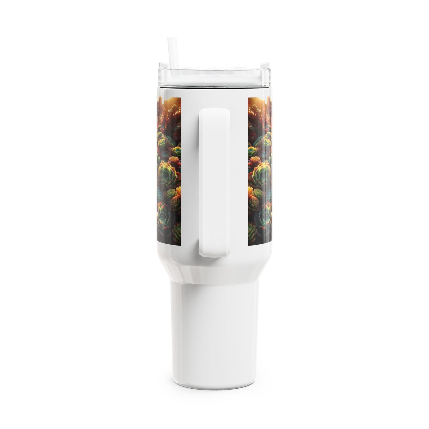 40oz Tumbler - Desert Succulents Design
