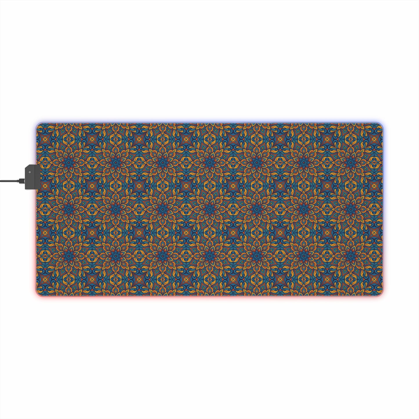 LED Gaming Mouse Pad - Kaleidoscope Design