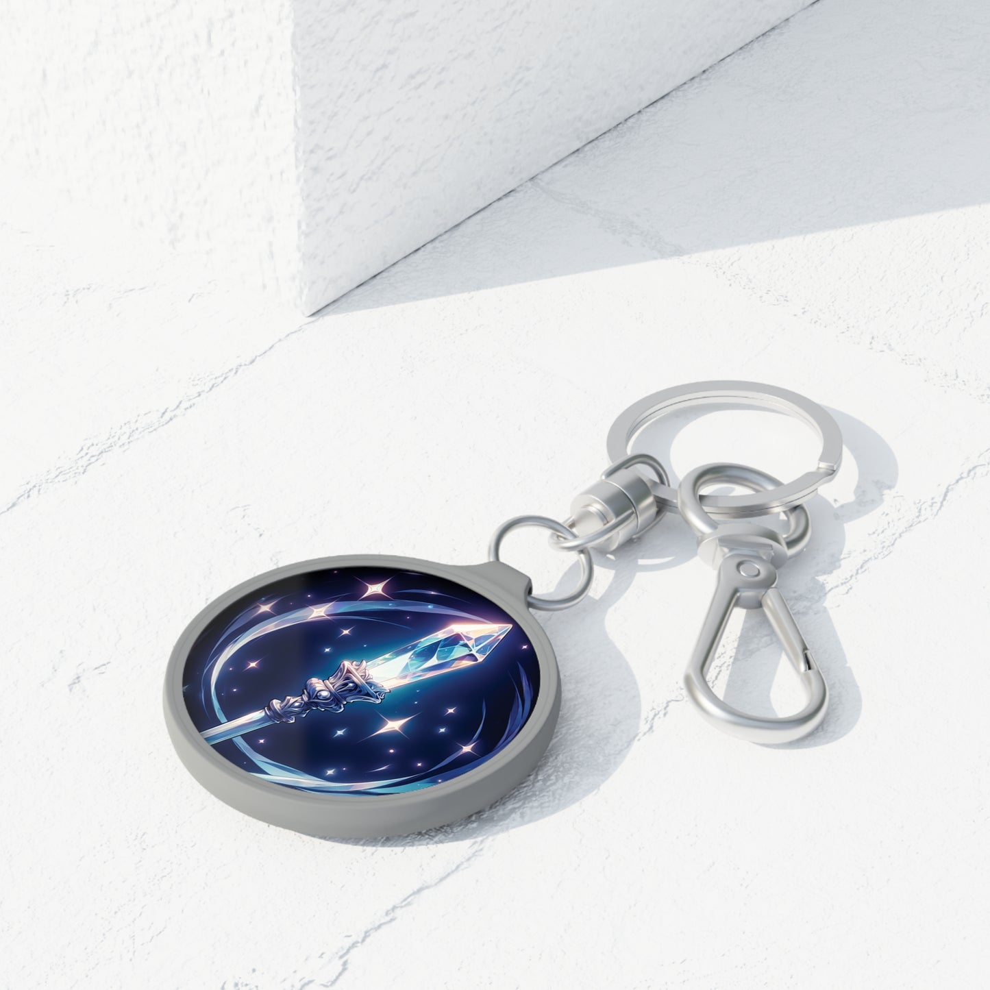 Magic Wand Keyring Tag, Enchanted Keychain, Sparkly Gift, Fantasy Accessory, Magical Vibes, Cosplay Favor