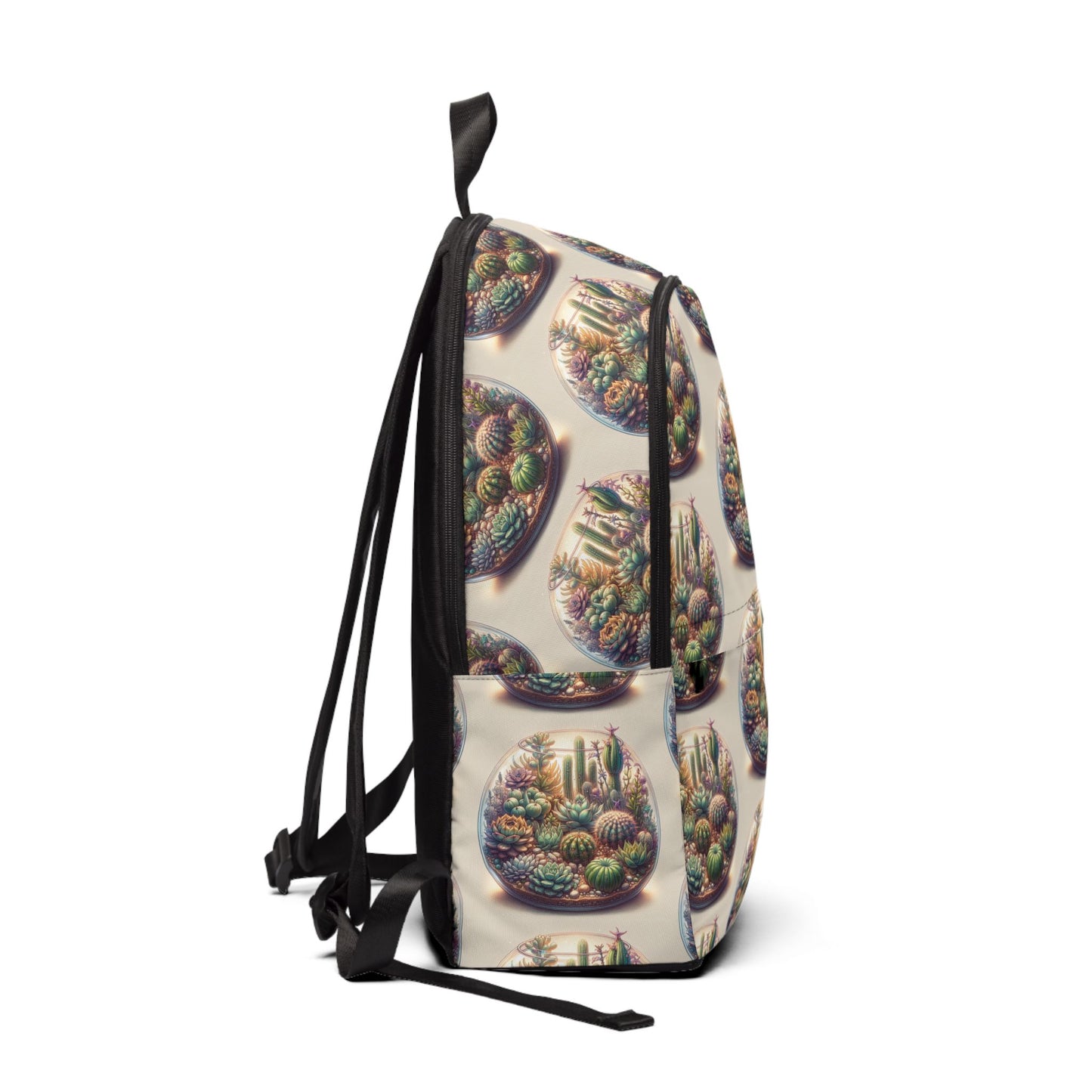 Fabric Backpack Cactus Terrarium