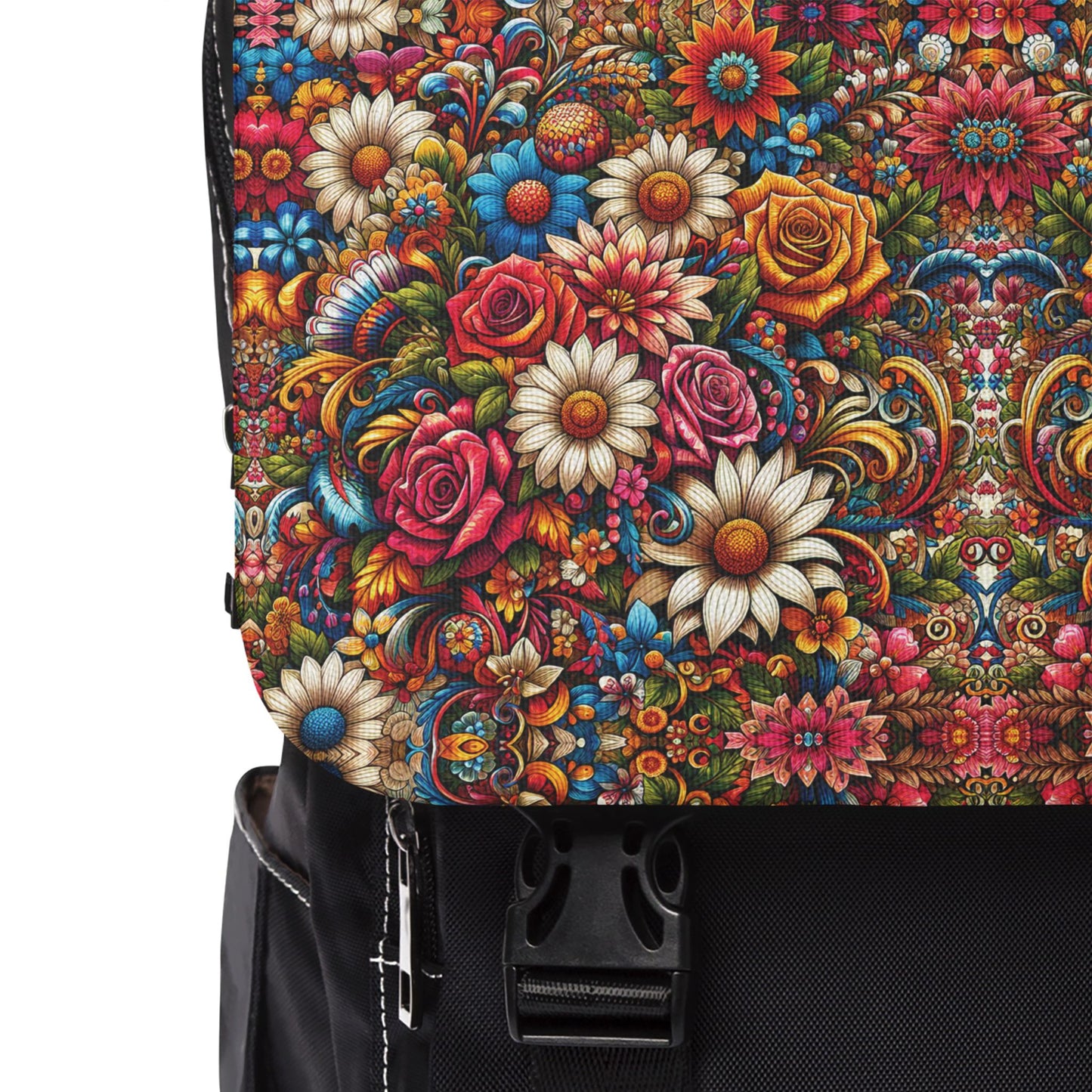 Floral Shoulder Backpack