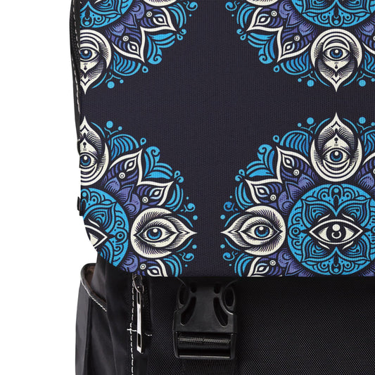 Third Eye Design Shoulder Backpack