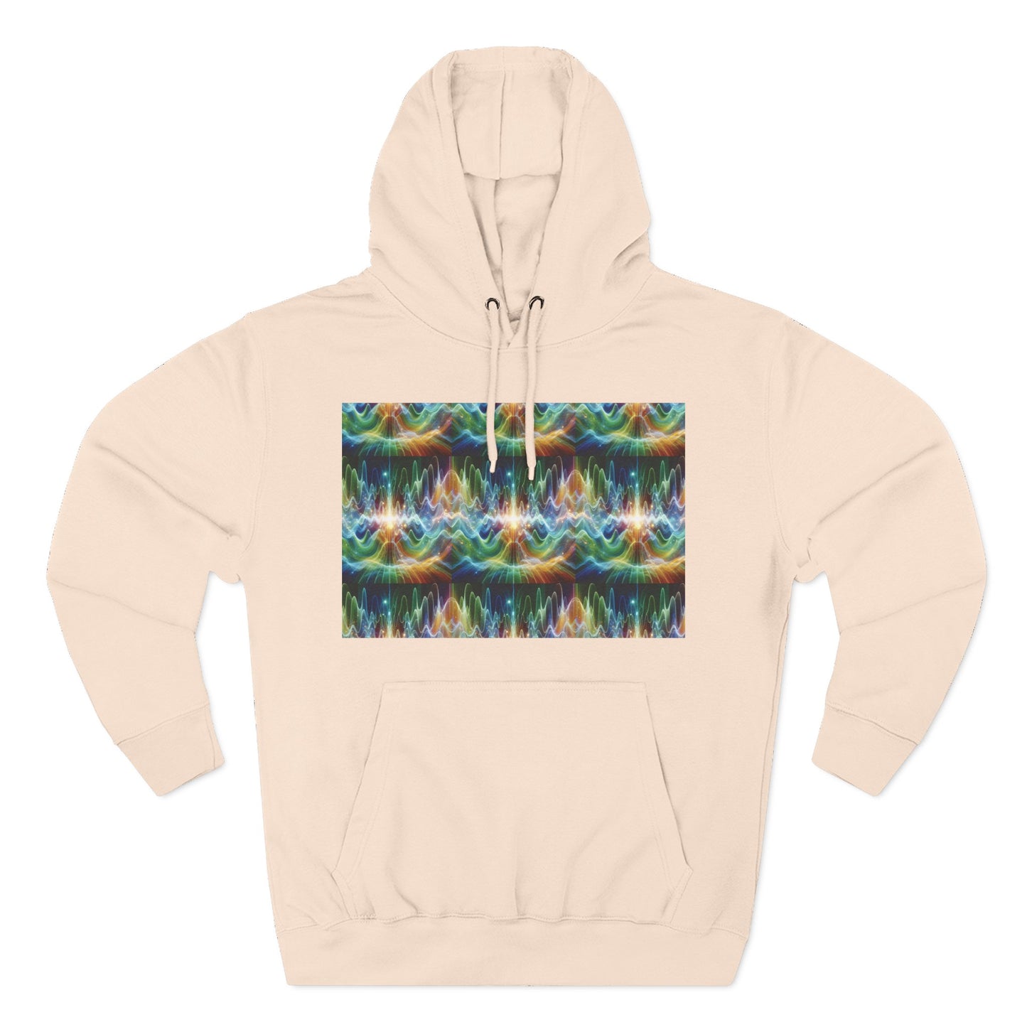 Fleece Hoodie - Frequency Waves Design