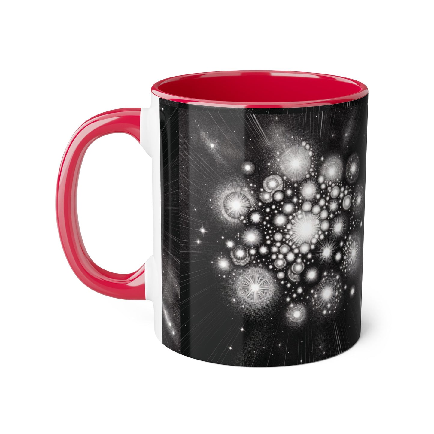 Star Cluster Accent Mug, Celestial Coffee Cup, Galaxy Tea Mug, Space Lover Gift, Astronomy Kitchen Decor, Unique Cosmic Drinkware