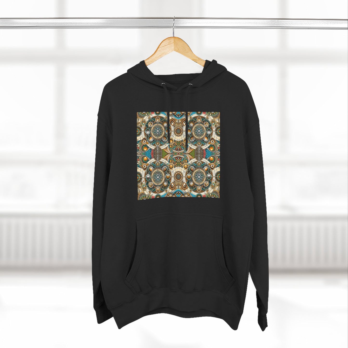 Fleece Hoodie - Symbol of Life Design