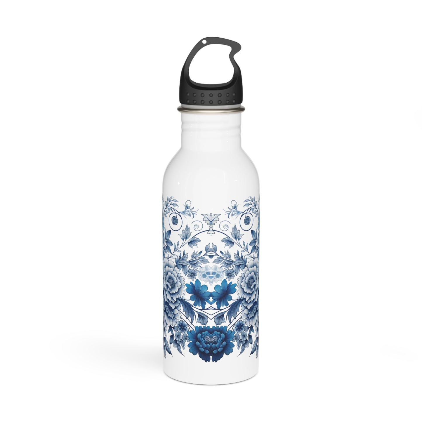 Elegant Floral Stainless Steel Water Bottle | Reusable Hydration, Sports Bottle, Floral Decor, Everyday Use, Sustainable Style