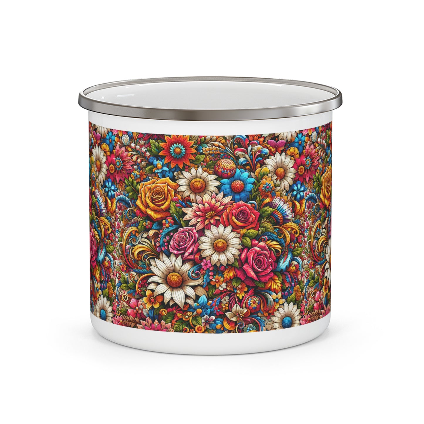 Camping Mug - Vibrant Floral