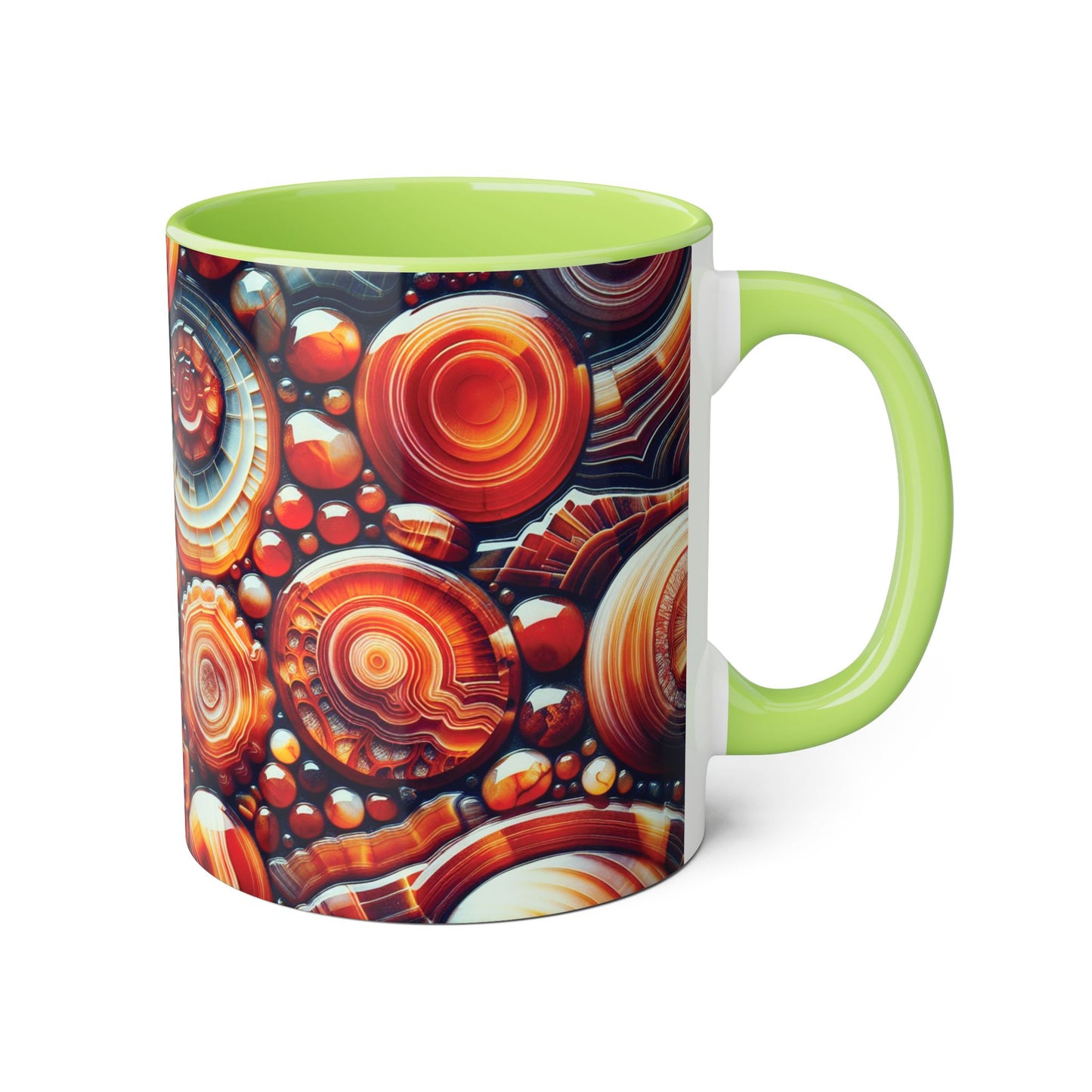 Mug - Carnelian Design Accent Mug, 11oz