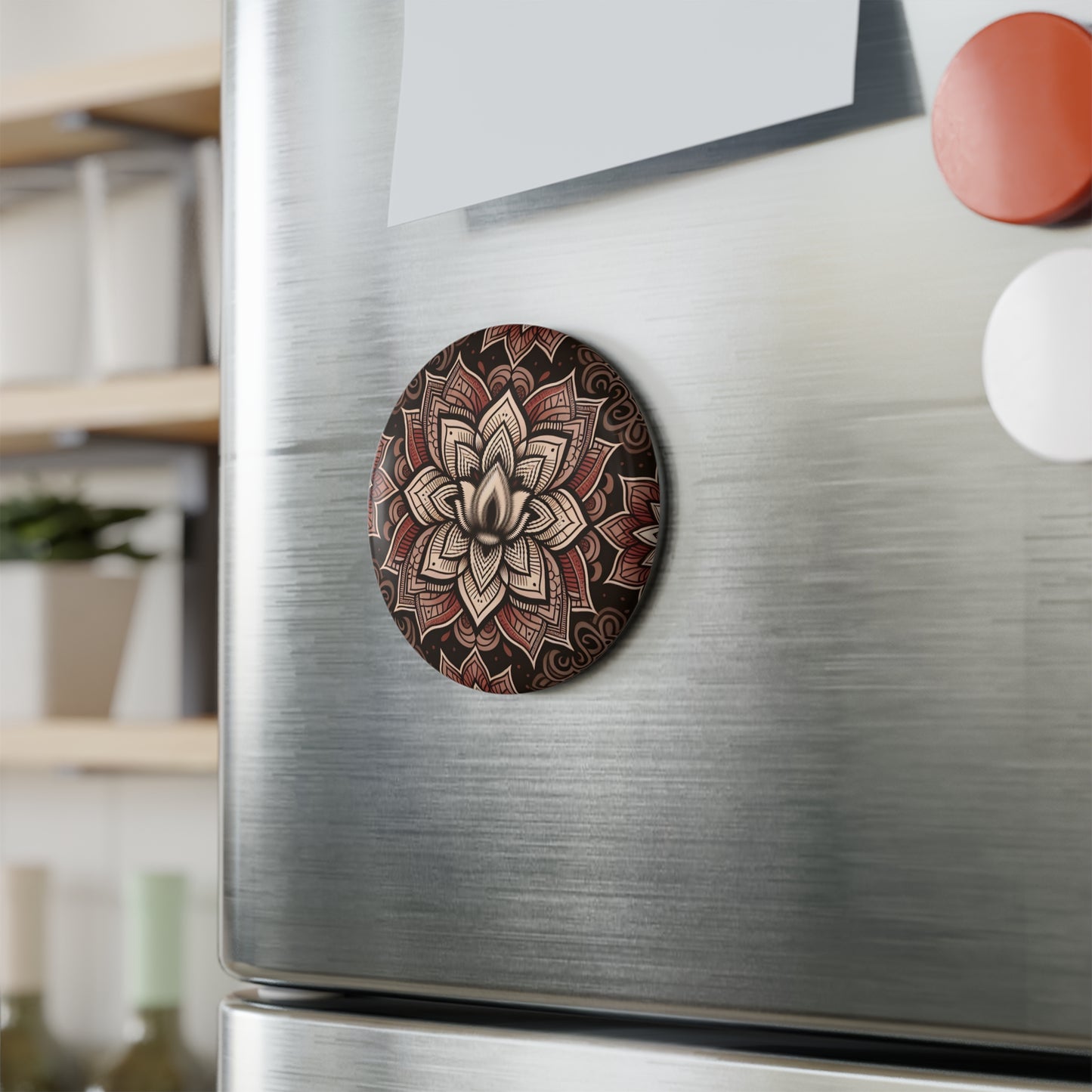 Button Magnet - Root Chakra