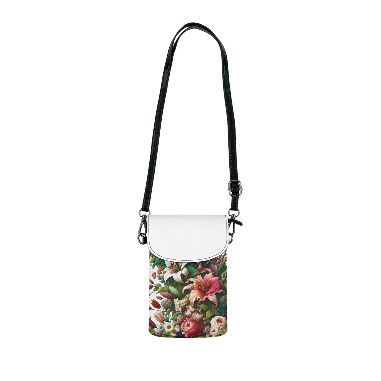 Phone Wallet - Lily Floral Pattern