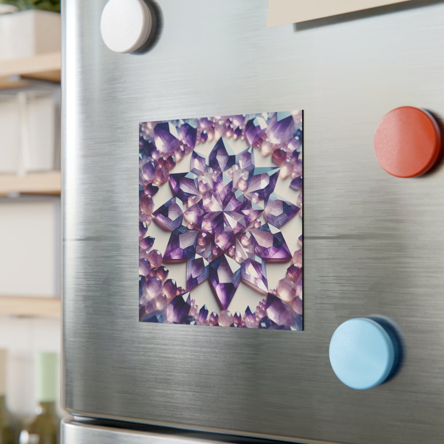 Square Magnet - Amethyst