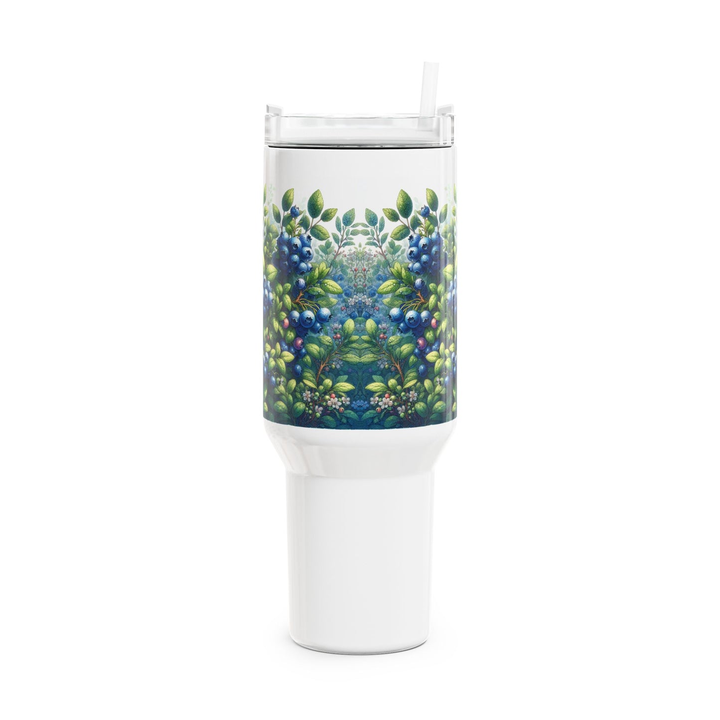40oz Tumbler - Blueberries Design