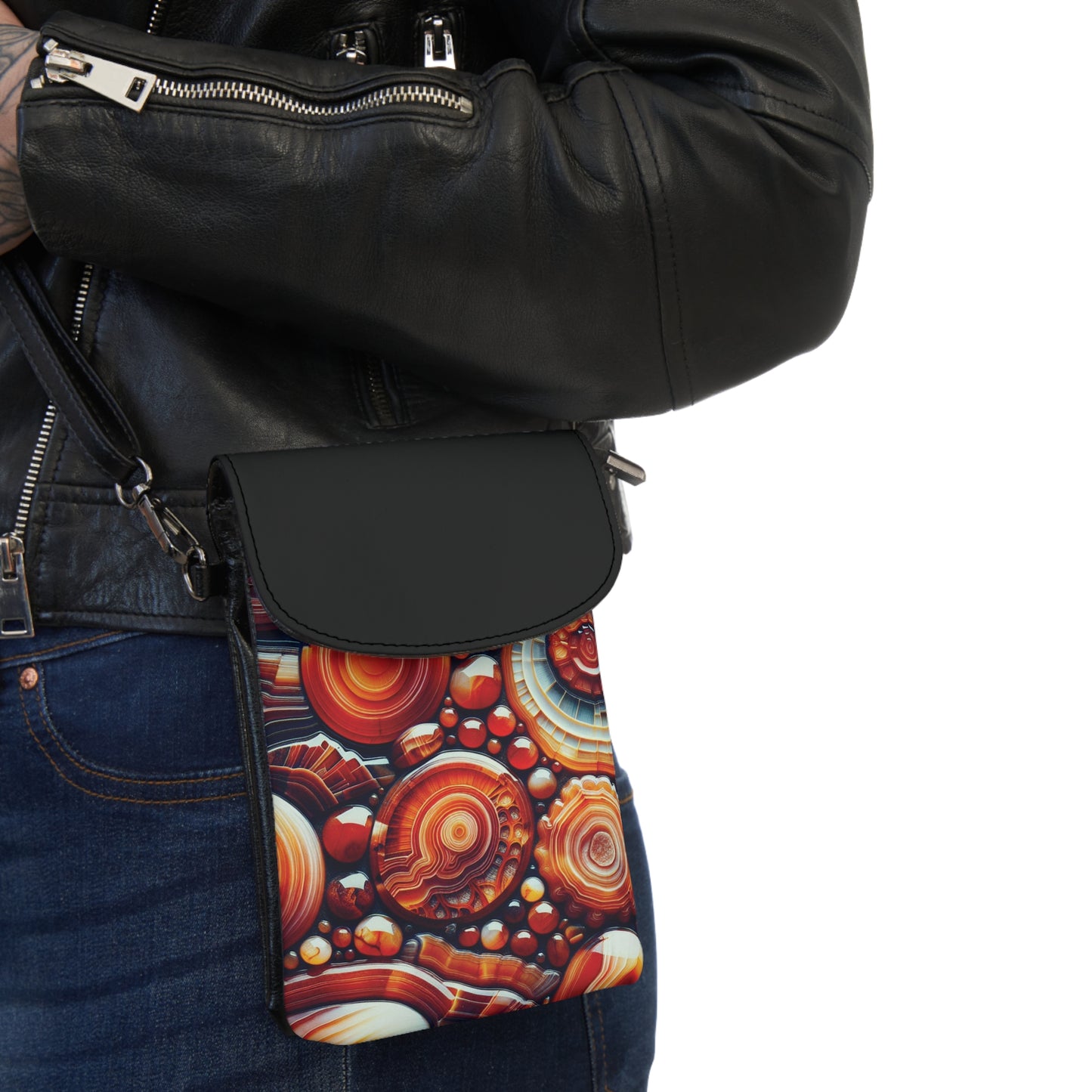 Phone Wallet - Carnelian Pattern
