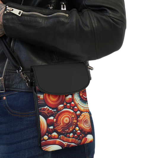 Phone Wallet - Carnelian Pattern