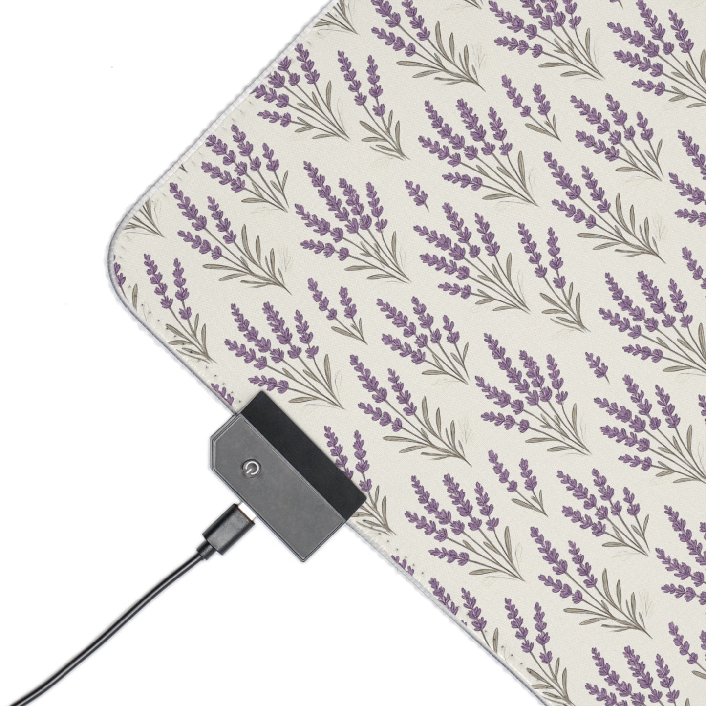 LED Gaming Mouse Pad: Lavender Design
