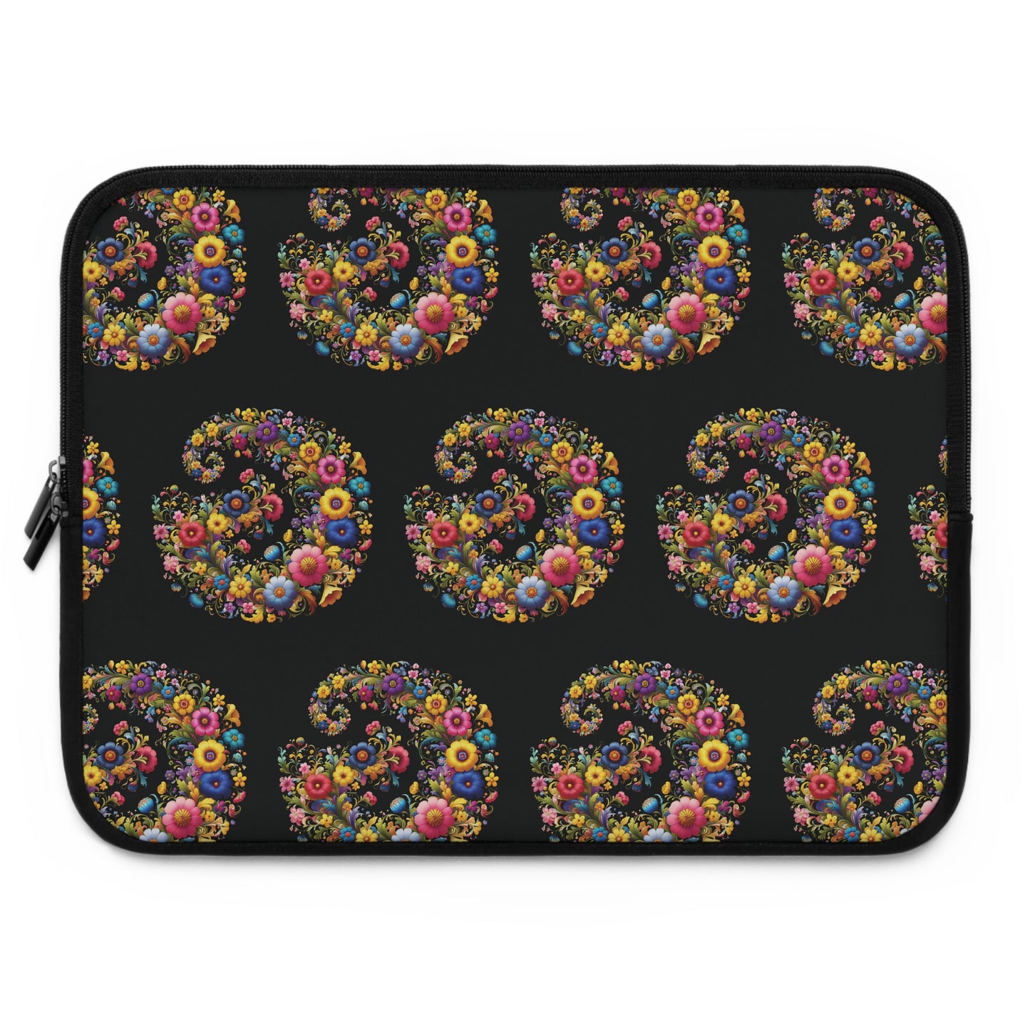 Laptop Sleeve: Floral Swirl