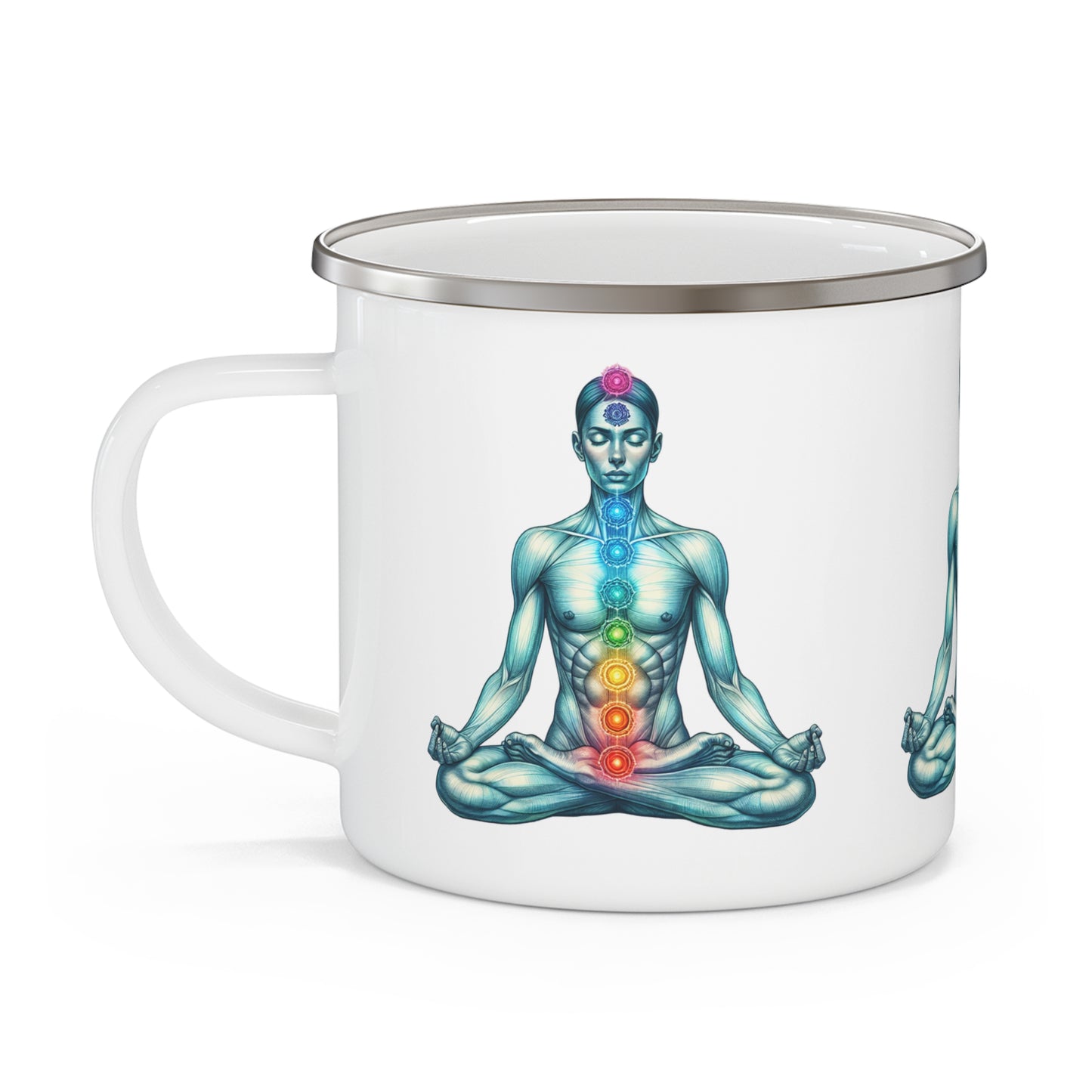 Camping Mug - Chakra Meditation Design