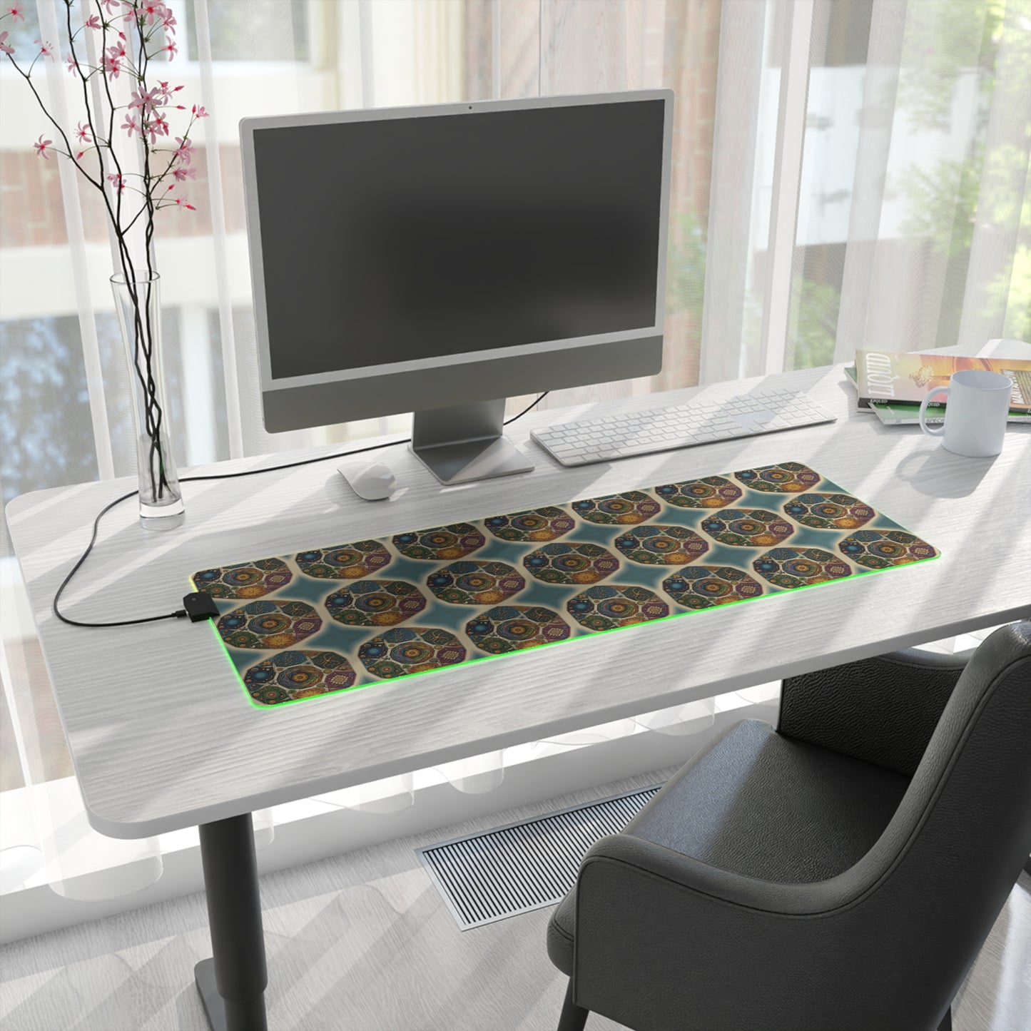 LED Gaming Mouse Pad - Spiritual Design