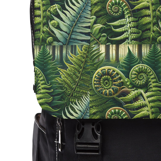 Fern Leaves Shoulder Backpack - Stylish, Versatile, Perfect for Everyday Use