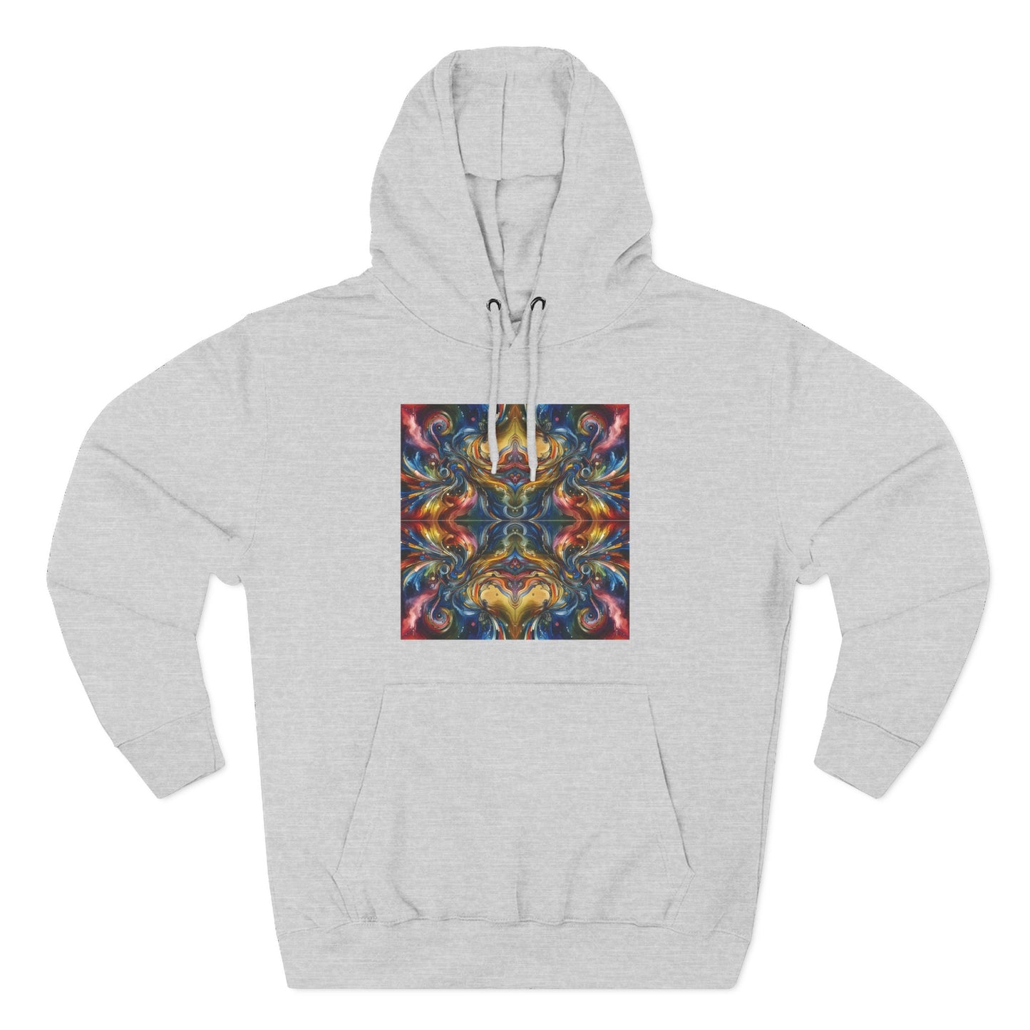 Fleece Hoodie - Energy Wave Design
